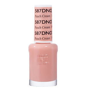 DND Nail Lacquer - 587 Neutral Colors - Peach Cream by DND - Daisy Nail Designs sold by DTK Nail Supply