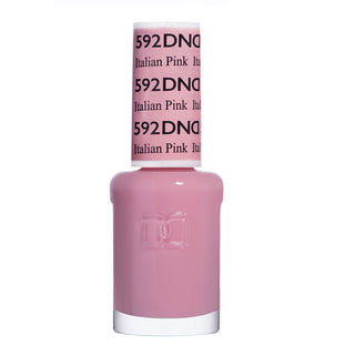 DND Nail Lacquer - 592 Pink Colors - Italian Pink by DND - Daisy Nail Designs sold by DTK Nail Supply