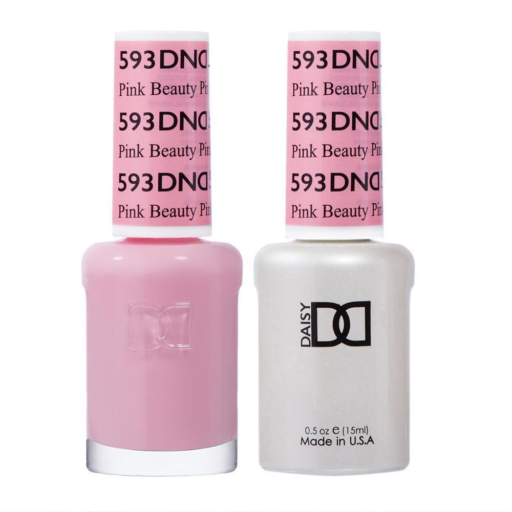  DND Gel Nail Polish Duo - 593 Pink Beauty by DND - Daisy Nail Designs sold by DTK Nail Supply
