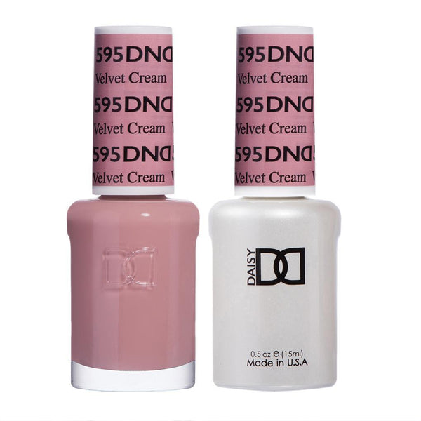  DND Gel Nail Polish Duo - 595 Velvet Cream by DND - Daisy Nail Designs sold by DTK Nail Supply