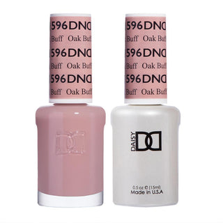  DND Gel Nail Polish Duo - 596 Brown Colors - Oak Buff by DND - Daisy Nail Designs sold by DTK Nail Supply