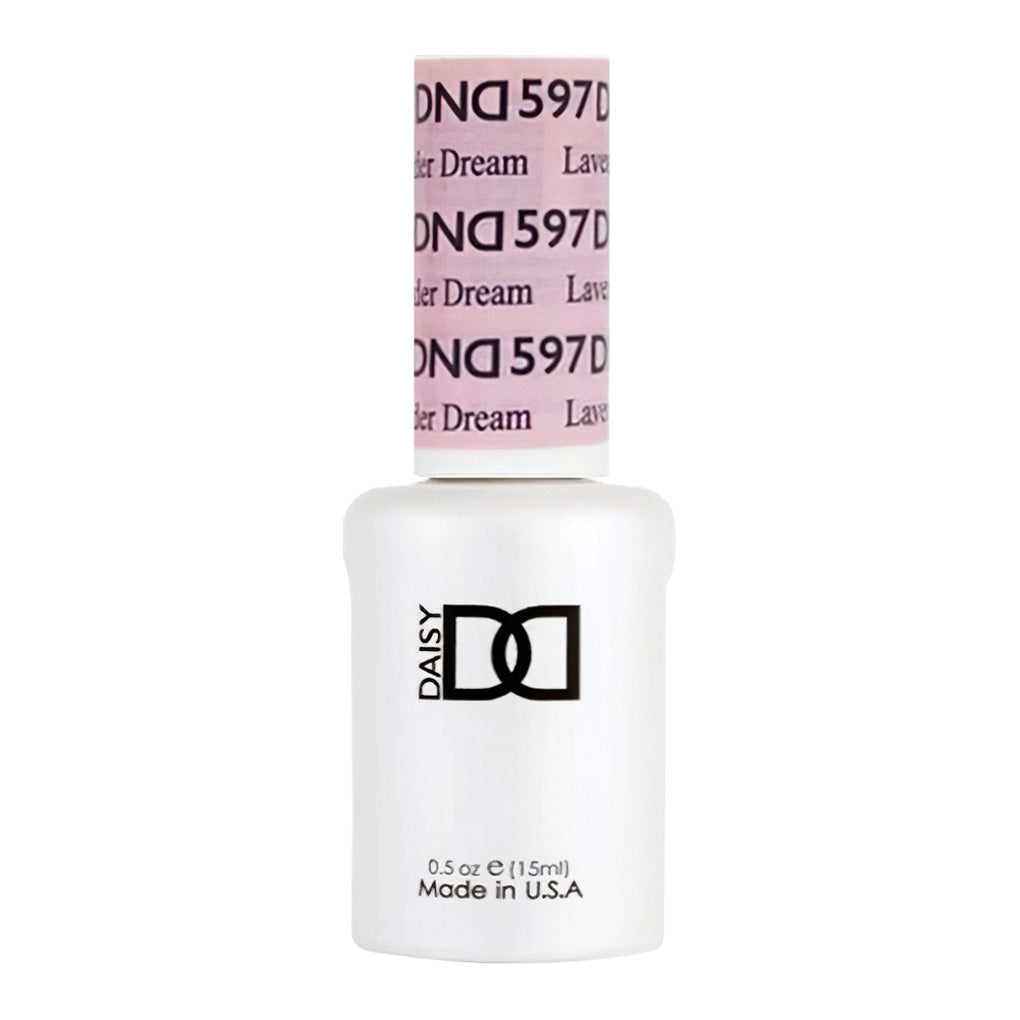 DND Gel Polish - 597 Neutral Colors - Lavender Dream by DND - Daisy Nail Designs sold by DTK Nail Supply