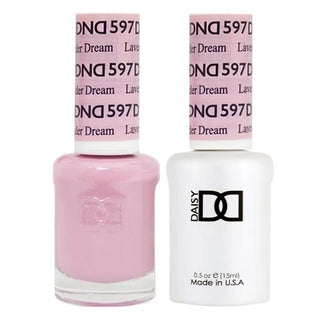  DND Gel Nail Polish Duo - 597 Neutral Colors - Lavender Dream by DND - Daisy Nail Designs sold by DTK Nail Supply