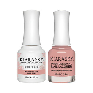  Kiara Sky Gel Nail Polish Duo - 598 Warm N' Toasty by Kiara Sky sold by DTK Nail Supply