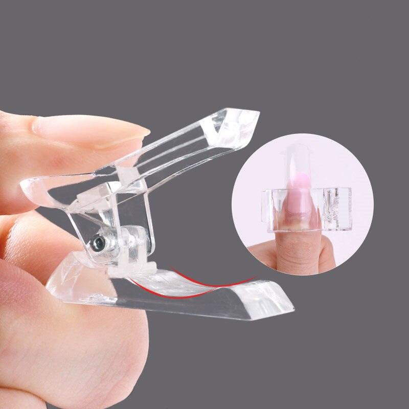 5Pcs Plastic Nails Mold Holder Clips