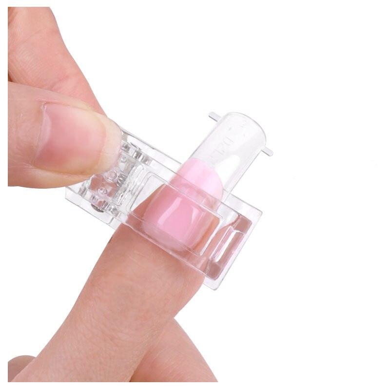 5Pcs Plastic Nails Mold Holder Clips