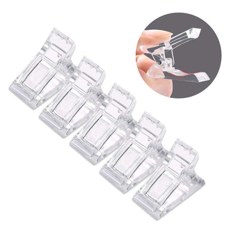 5Pcs Plastic Nails Mold Holder Clips - DTK Nail Supply