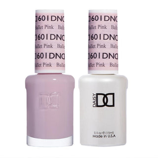  DND Gel Nail Polish Duo - 601 Neutral Colors - Ballet Pink by DND - Daisy Nail Designs sold by DTK Nail Supply