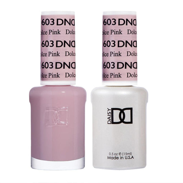  DND Holiday Gift Bundle: 4 Gel & Lacquer, 1 Base Gel, 1 Top Gel - 601, 603, 606, 615 by DND - Daisy Nail Designs sold by DTK Nail Supply