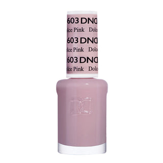 DND Nail Lacquer - 603 Neutral Colors - Dolce Pink by DND - Daisy Nail Designs sold by DTK Nail Supply