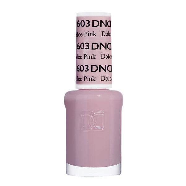 DND Nail Lacquer - 603 Neutral Colors - Dolce Pink by DND - Daisy Nail Designs sold by DTK Nail Supply