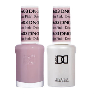  DND Gel Nail Polish Duo - 603 Dolce Pink by DND - Daisy Nail Designs sold by DTK Nail Supply