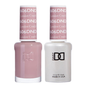  DND Holiday Gift Bundle: 4 Gel & Lacquer, 1 Base Gel, 1 Top Gel - 601, 603, 606, 615 by DND - Daisy Nail Designs sold by DTK Nail Supply