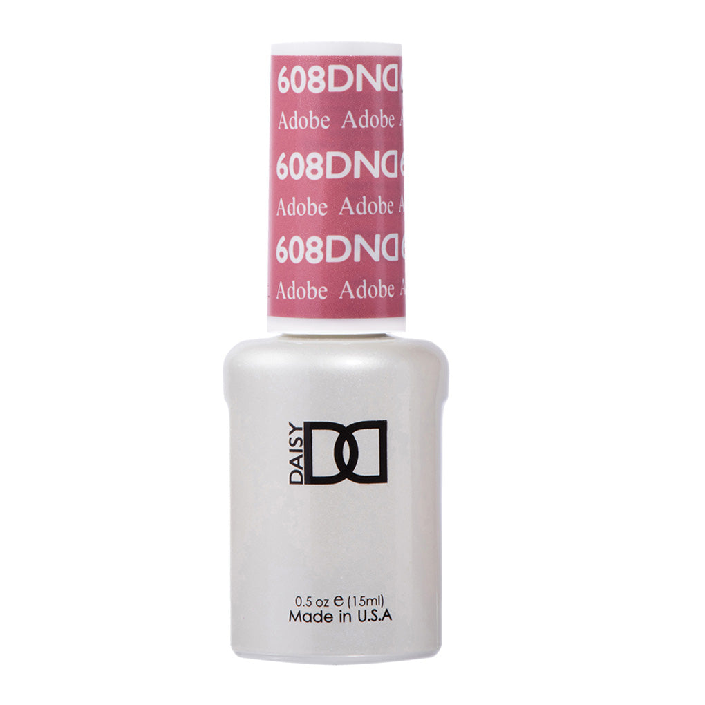 DND Gel Polish - 608 Pink Colors - Adobe by DND - Daisy Nail Designs sold by DTK Nail Supply