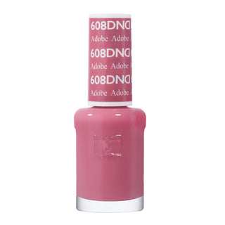 DND Nail Lacquer - 608 Pink Colors - Adobe by DND - Daisy Nail Designs sold by DTK Nail Supply