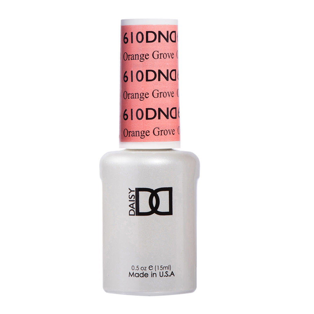 DND Gel Polish - 610 Orange Colors - Orange Grove by DND - Daisy Nail Designs sold by DTK Nail Supply