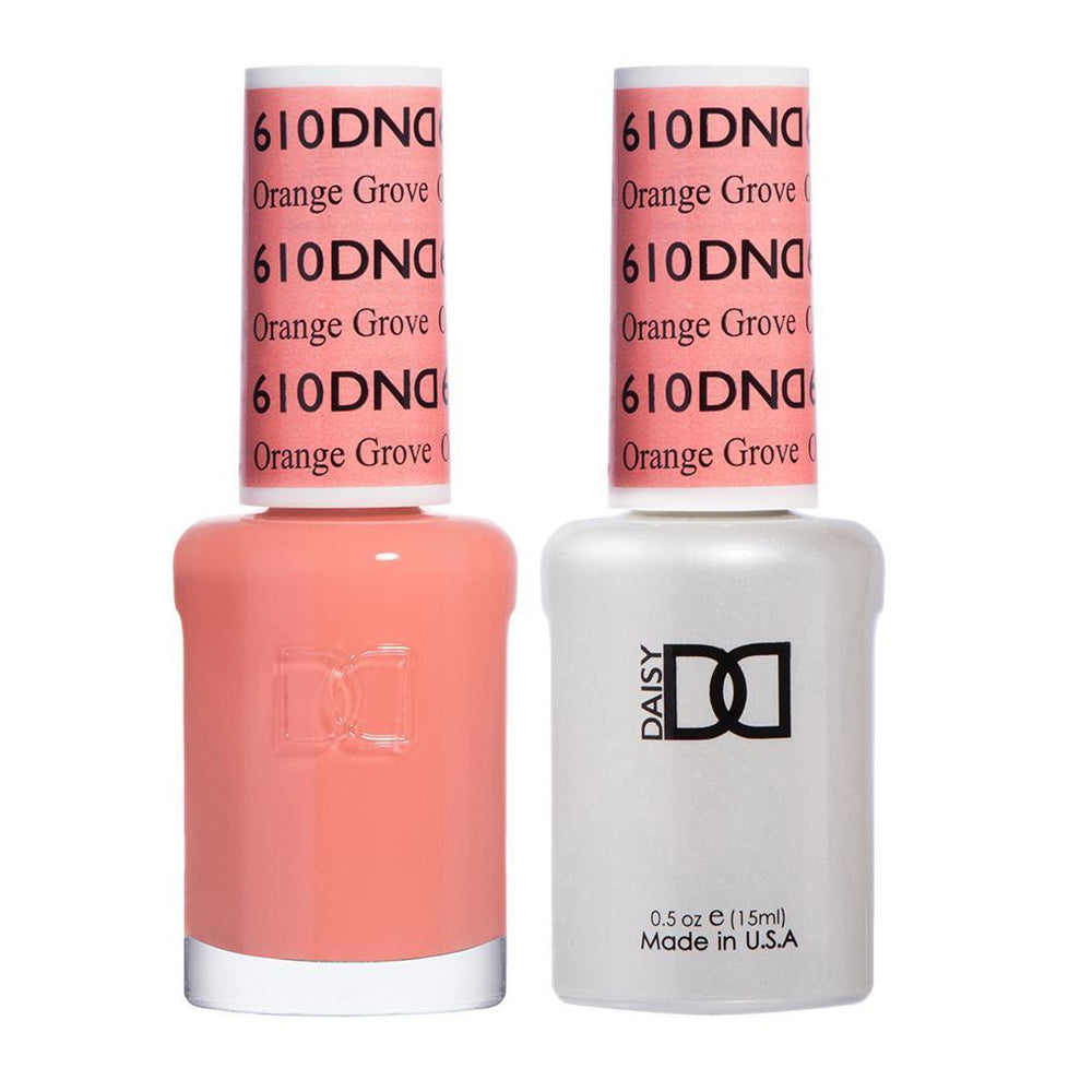  DND Gel Nail Polish Duo - 610 Orange Grove by DND - Daisy Nail Designs sold by DTK Nail Supply