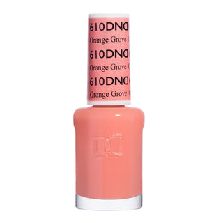 DND Nail Lacquer - 610 Orange Colors - Orange Grove by DND - Daisy Nail Designs sold by DTK Nail Supply