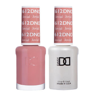  DND Gel Nail Polish Duo - 612 Beige Colors - Jovial by DND - Daisy Nail Designs sold by DTK Nail Supply