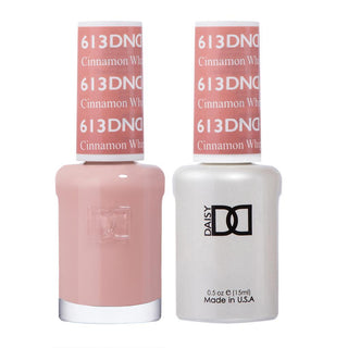  DND Gel Nail Polish Duo - 613 Beige Colors - Cinnamon Whip by DND - Daisy Nail Designs sold by DTK Nail Supply