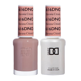  DND Gel Nail Polish Duo - 616 Beige Colors - Havana Cream by DND - Daisy Nail Designs sold by DTK Nail Supply