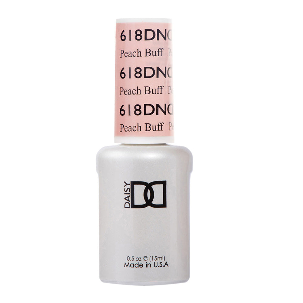 DND Gel Polish - 618 Beige Colors - Peach Buff by DND - Daisy Nail Designs sold by DTK Nail Supply