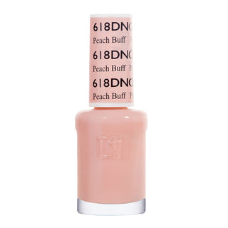 DND Nail Lacquer - 618 Beige Colors - Peach Buff by DND - Daisy Nail Designs sold by DTK Nail Supply