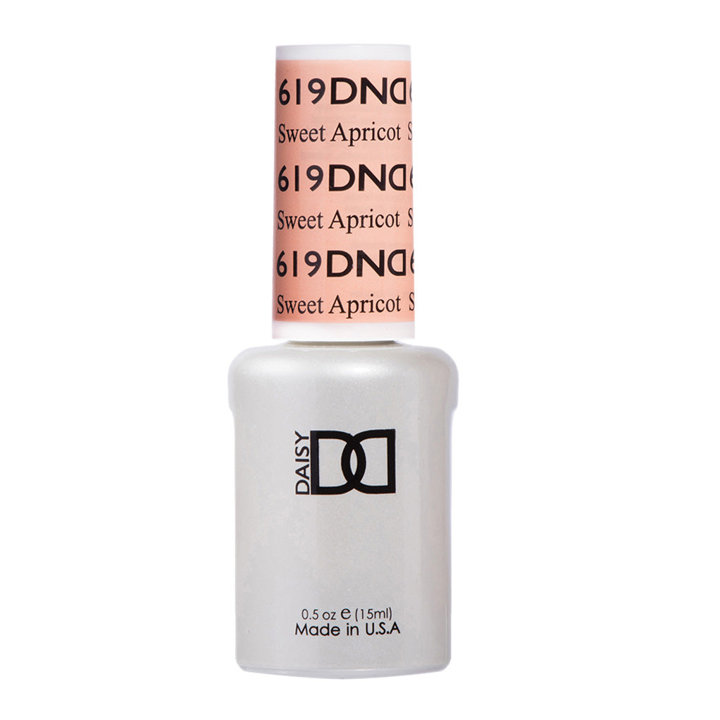 DND Gel Polish - 619 Beige Colors - Sweet Apricot by DND - Daisy Nail Designs sold by DTK Nail Supply