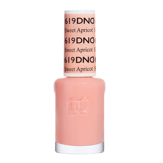 DND Nail Lacquer - 619 Beige Colors - Sweet Apricot by DND - Daisy Nail Designs sold by DTK Nail Supply