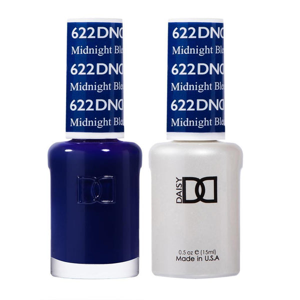  DND Gel Nail Polish Duo - 622 Midnight Blue by DND - Daisy Nail Designs sold by DTK Nail Supply