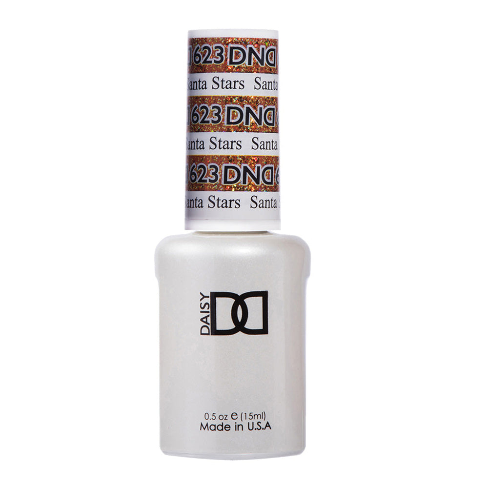 DND Gel Polish - 623 Glitter Colors - Santa Stars by DND - Daisy Nail Designs sold by DTK Nail Supply