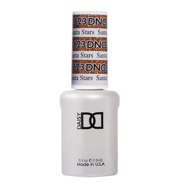 DND Gel Polish - 623 Glitter Colors - Santa Stars by DND - Daisy Nail Designs sold by DTK Nail Supply
