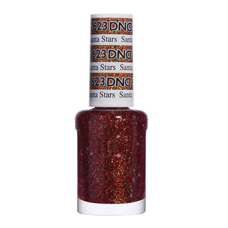 DND Nail Lacquer - 623 Glitter Colors - Santa Stars by DND - Daisy Nail Designs sold by DTK Nail Supply