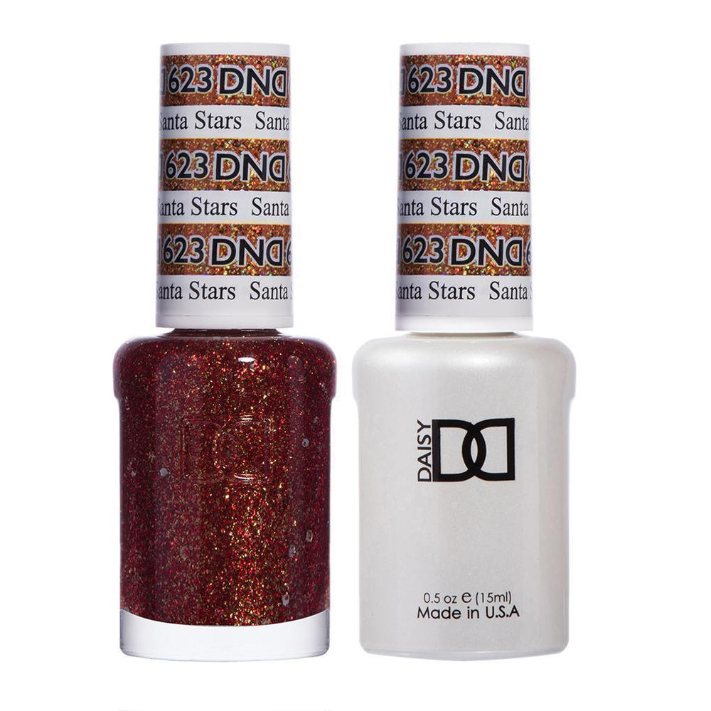  DND Gel Nail Polish Duo - 623 Santa Stars by DND - Daisy Nail Designs sold by DTK Nail Supply