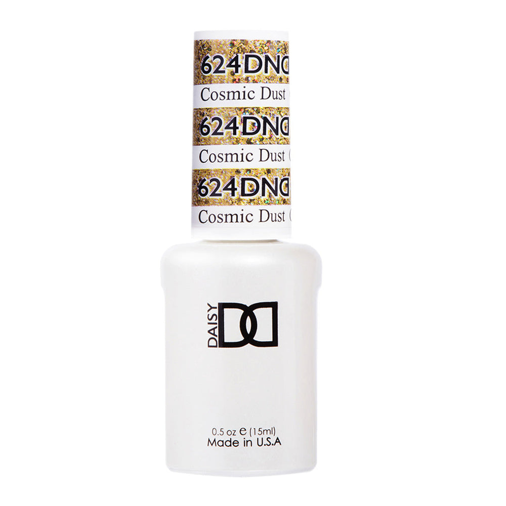 DND Gel Polish - 624 Gold Colors - Cosmic Dust by DND - Daisy Nail Designs sold by DTK Nail Supply