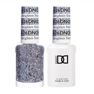  DND Gel Nail Polish Duo - 626 Brighten Stars by DND - Daisy Nail Designs sold by DTK Nail Supply