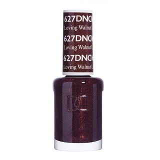 DND Nail Lacquer - 627 Brown Colors - Loving Walnut by DND - Daisy Nail Designs sold by DTK Nail Supply