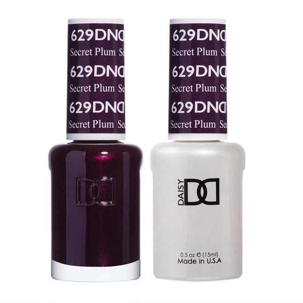  DND Gel Nail Polish Duo - 629 Secret Plum by DND - Daisy Nail Designs sold by DTK Nail Supply