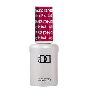 DND Gel Polish - 632 Red Colors - Lady in Red by DND - Daisy Nail Designs sold by DTK Nail Supply