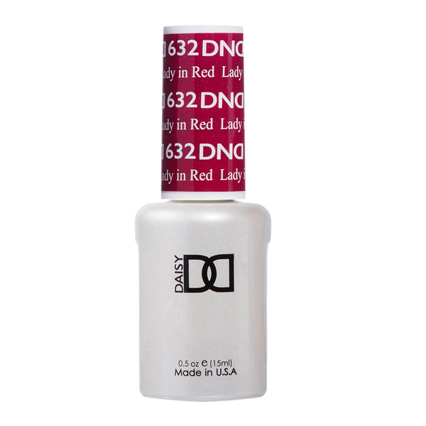 DND Gel Polish - 632 Red Colors - Lady in Red by DND - Daisy Nail Designs sold by DTK Nail Supply