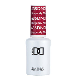 DND Gel Polish - 635 Red Colors - Burgundy Mist by DND - Daisy Nail Designs sold by DTK Nail Supply