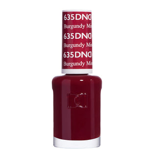 DND Nail Lacquer - 635 Red Colors - Burgundy Mist by DND - Daisy Nail Designs sold by DTK Nail Supply