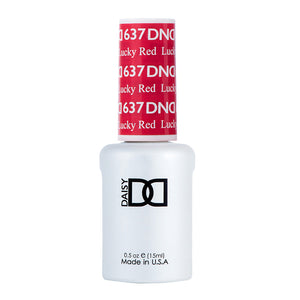 DND Gel Polish - 637 Red Colors - Lucky Red by DND - Daisy Nail Designs sold by DTK Nail Supply