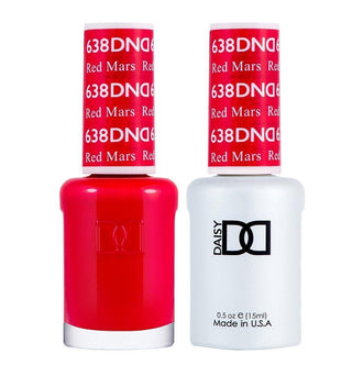  DND Gel Nail Polish Duo - 638 Red Colors - Red Mars by DND - Daisy Nail Designs sold by DTK Nail Supply