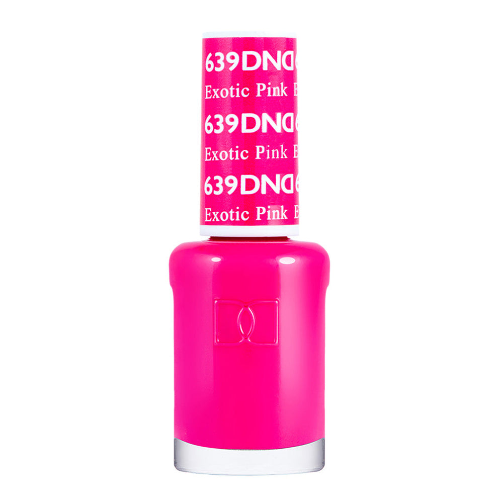 DND Nail Lacquer - 639 Pink Colors - Exotic Pink by DND - Daisy Nail Designs sold by DTK Nail Supply