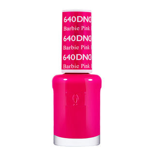 DND Nail Lacquer - 640 Pink Colors - Barbie Pink by DND - Daisy Nail Designs sold by DTK Nail Supply