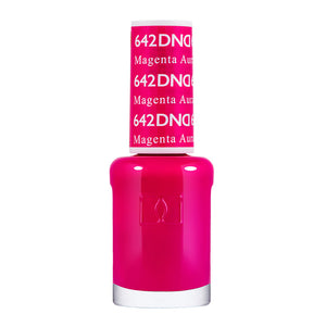 DND Nail Lacquer - 642 Pink Colors - Magenta Aura by DND - Daisy Nail Designs sold by DTK Nail Supply