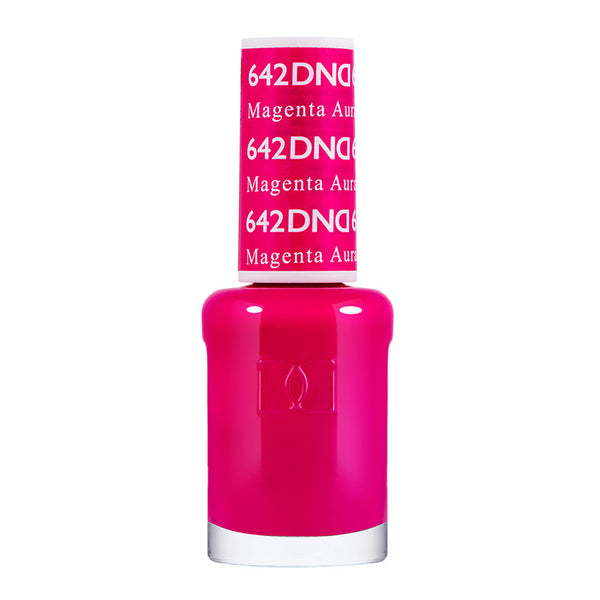 DND Nail Lacquer - 642 Pink Colors - Magenta Aura by DND - Daisy Nail Designs sold by DTK Nail Supply