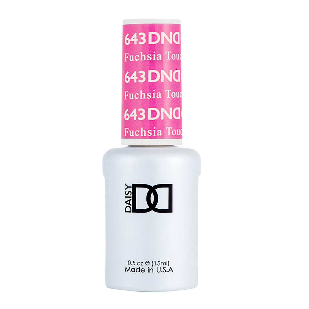 DND Gel Polish - 643 Pink Colors - Fuchsia Touch by DND - Daisy Nail Designs sold by DTK Nail Supply