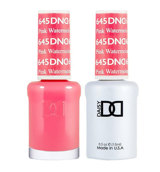  DND Gel Nail Polish Duo - 645 Pink Colors - Pink Watermelon by DND - Daisy Nail Designs sold by DTK Nail Supply